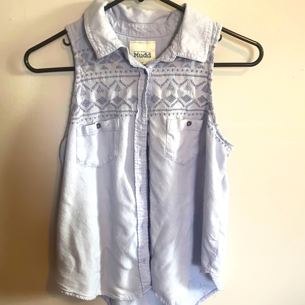 Button up tank top